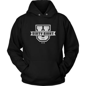 68 + U hoodie - Unisex Hoodie / Black / M - T-shirt