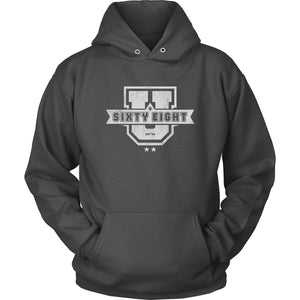 68 + U hoodie - Unisex Hoodie / Charcoal / M - T-shirt