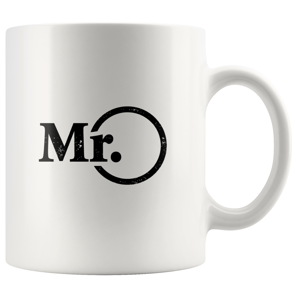 Mr and Mrs - newlywed or anniversary combo Mugs