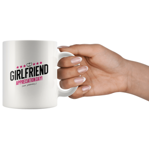 Girlfriend & Boyfriend Appreciation Day couples gift mugs