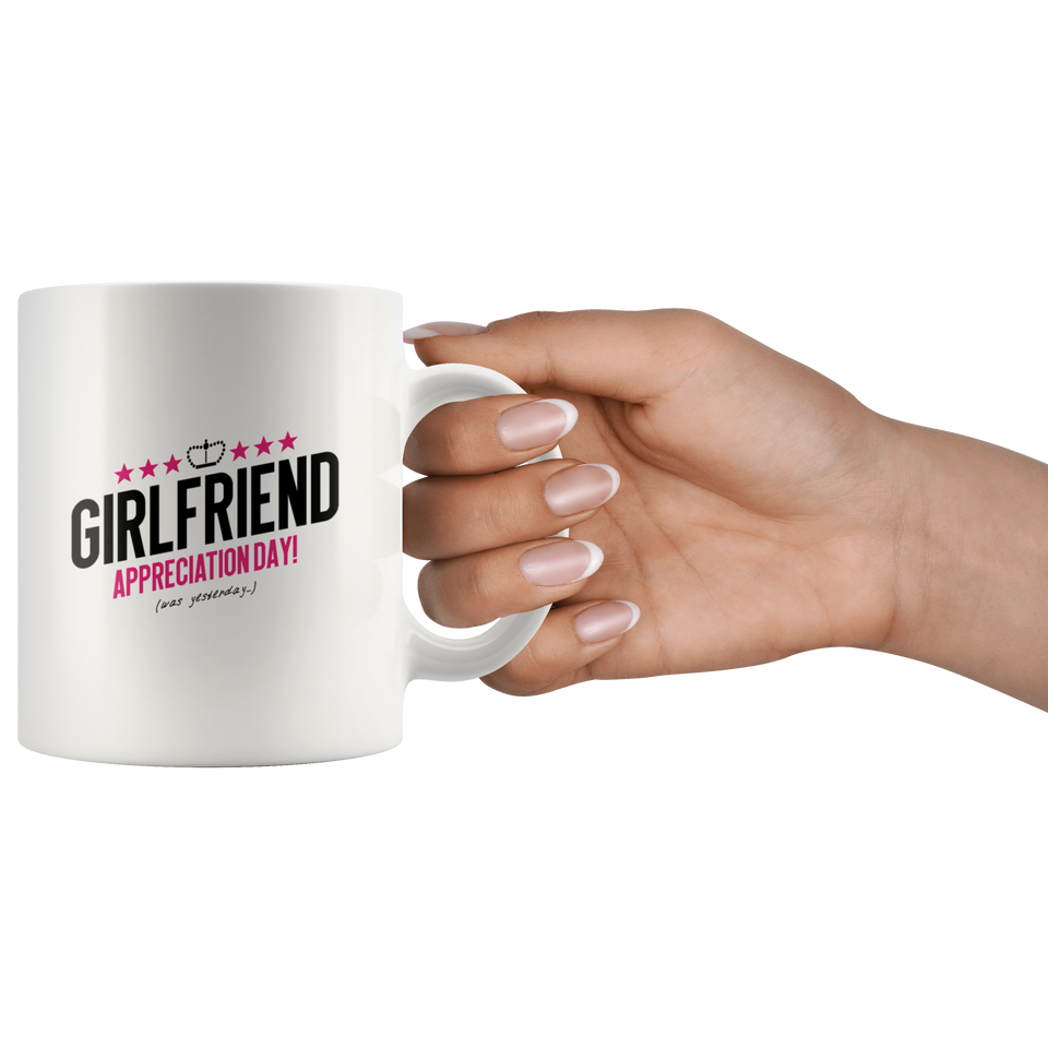 Girlfriend & Boyfriend Appreciation Day couples gift mugs