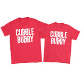 Cuddle Buddy matching t-shirts - S / S - T-shirt