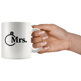 Mr and Mrs - newlywed or anniversary combo Mugs