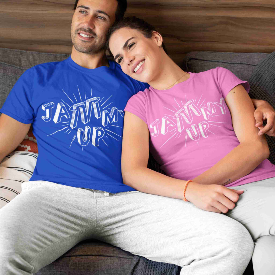 Jammy Up - matching couple tshirts