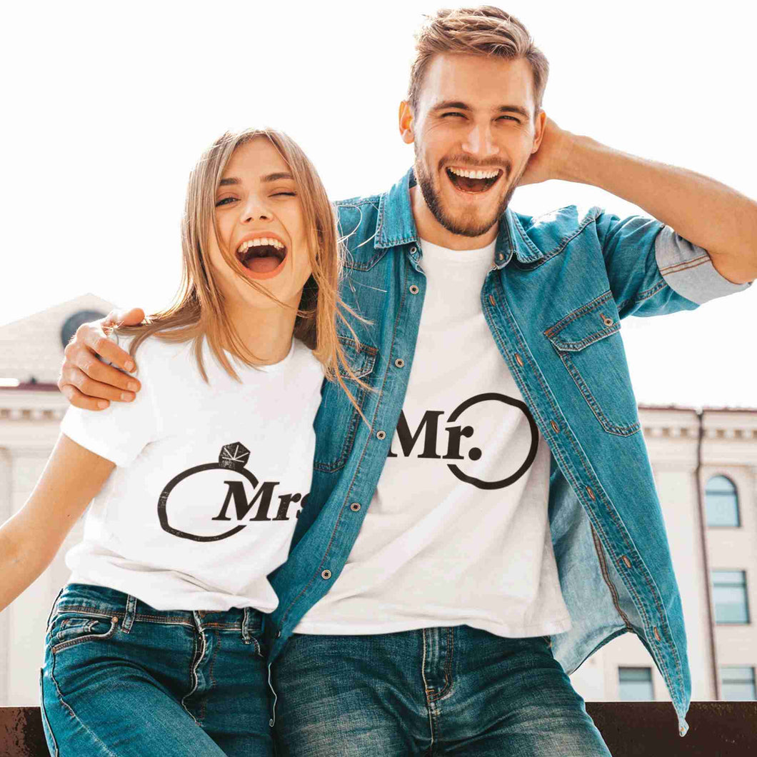 Mr and Mrs t-shirt combo set