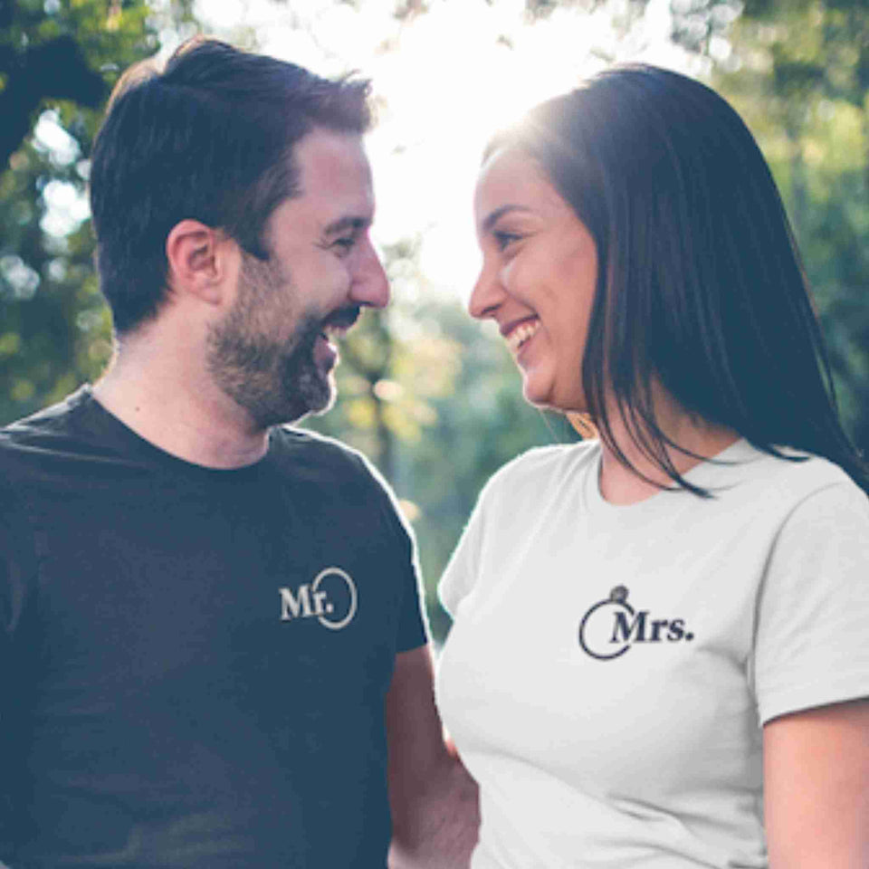 Mr and Mrs combo t-shirts