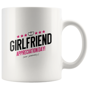 Girlfriend & Boyfriend Appreciation Day couples gift mugs