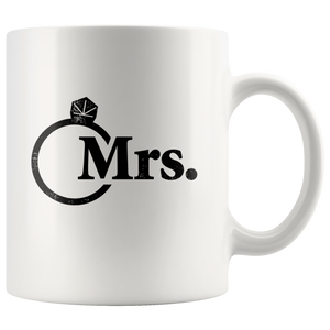 Mr and Mrs - newlywed or anniversary combo Mugs