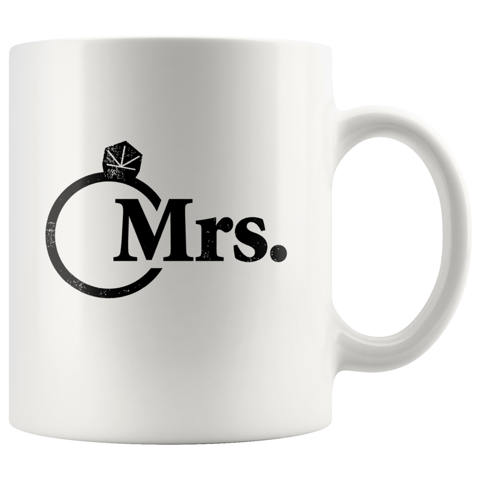 Mr and Mrs - newlywed or anniversary combo Mugs