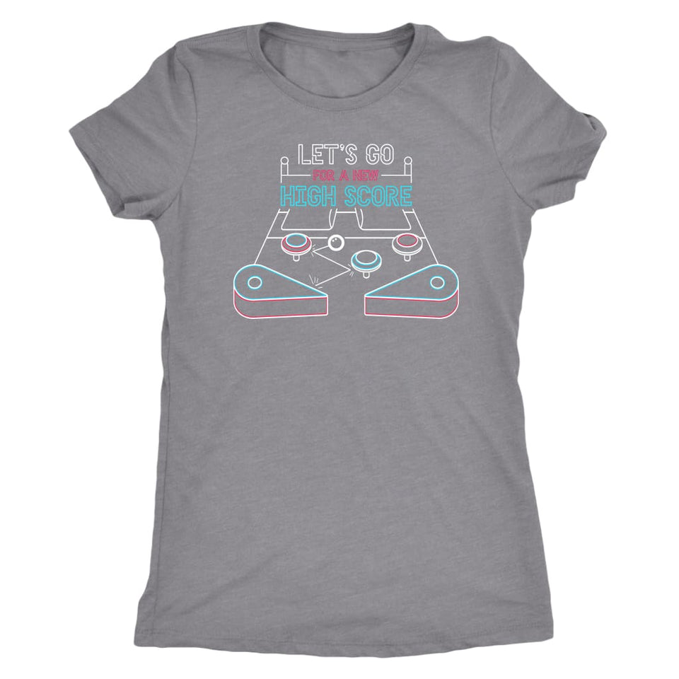 Let’s Go for a New High Score! tshirt - Next Level Womens 