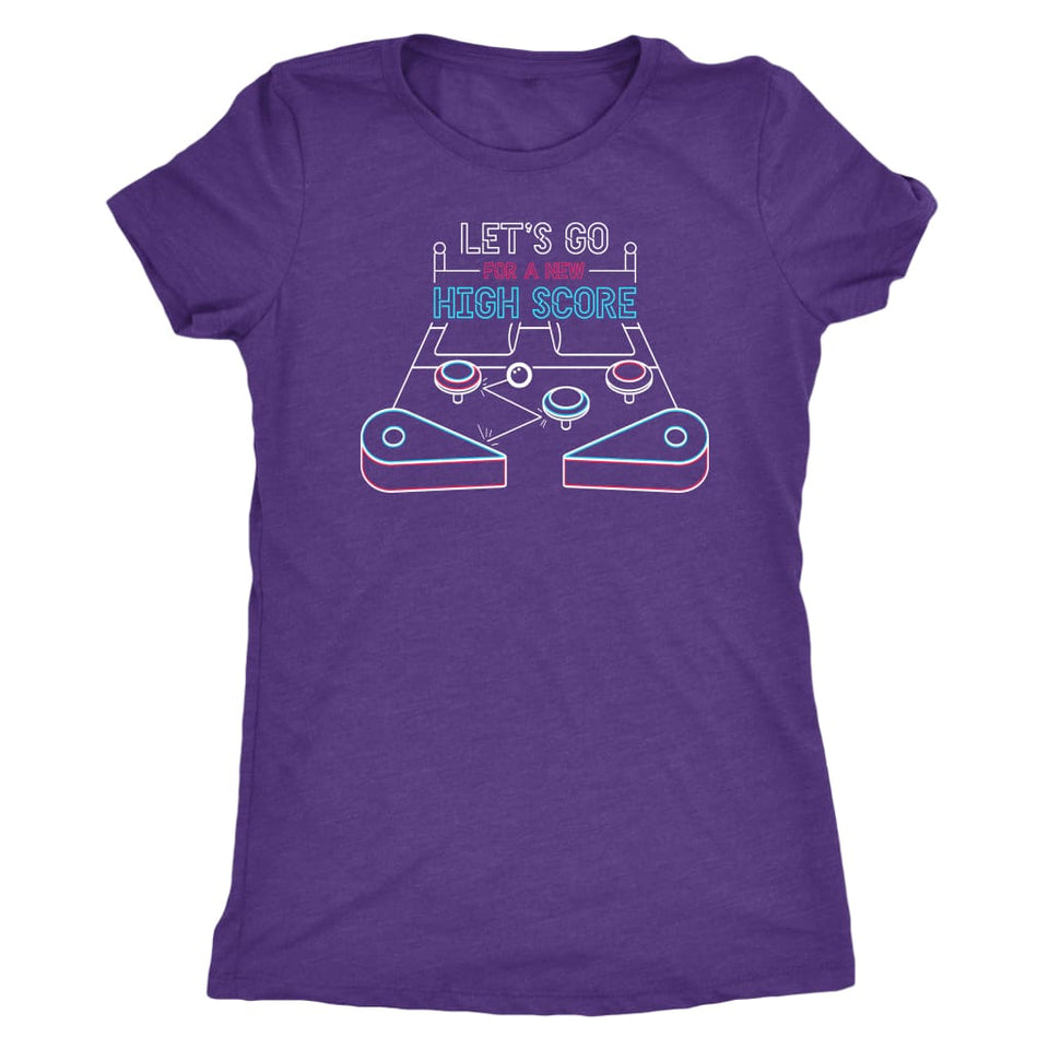 Let’s Go for a New High Score! tshirt - Next Level Womens 