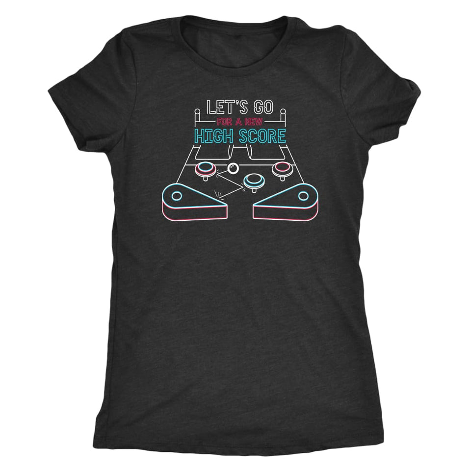 Let’s Go for a New High Score! tshirt - Next Level Womens 