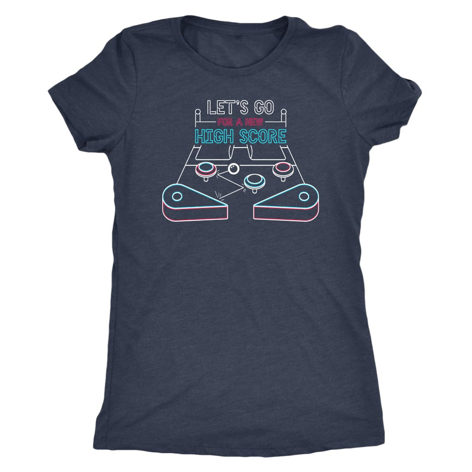 Let’s Go for a New High Score! tshirt - Next Level Womens 