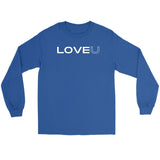 LOVE U t-shirt - Gildan Long Sleeve Tee / Royal / S - 