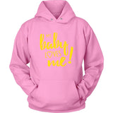 My Baby Loves Me hoodie - Unisex Hoodie / Pink / S - T-shirt