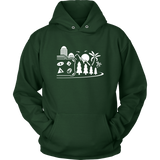 Vacation themed matching couple hoodies