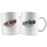 Girlfriend & Boyfriend Appreciation Day couples gift mugs