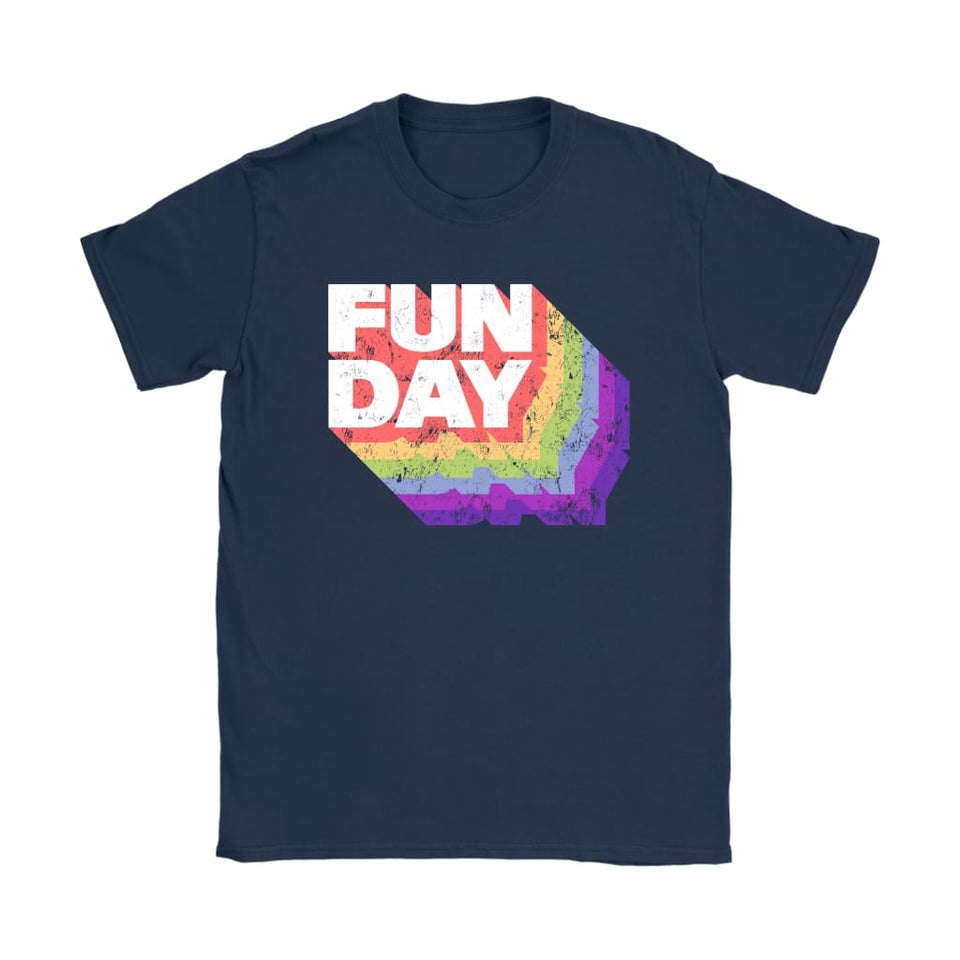 Sunday Funday gift couple t-shirt combo set - T-shirt