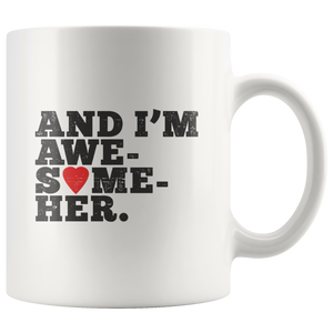 Who is awesome??!! Playful gift combo mugs